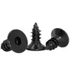 Tornillos Autorroscantes de Cabeza Plana Hexagonal Ennegrecidos Grado 8.8, Tornillos Autorroscantes Avellanados, Tornillos Autorroscantes de Cabeza Hexagonal M3M4M5/M6