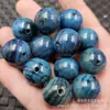 Ágata verde dourada azul contas redondas jade contas soltas 20mm safira azul calcedônia grandes acessórios de joias contas de jade feitas à mão