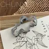 Grampo de Cabelo de Ácido Acético de Alta Qualidade Feminino 2024 Novo Clipe de Metal para Prender Cabelo Clipe de Tubarão com Design Elegante de Nicho