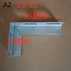 Suporte de Prateleira de Suporte de Cantoneira de Ferro Triangular Galvanizado para Energia e Gás, Suporte Fixo de Carga para Parede, Cantoneira Estendida em Ângulo Reto
