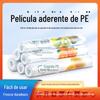 Tipo ponto de ruptura filme plástico grau alimentício alta temperatura descartável pe supermercado cozinha geladeira filme plástico doméstico atacado