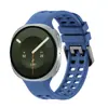 Aplicável para Samsung Galaxy Watch 9 Samsung Galaxy Watch 8/8 Classic Pulseira de Relógio de Silicone com Furos em Duas Fileiras