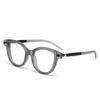 Nuevos Marcos Planos Transfronterizos Europeos y Americanos para Hombres y Mujeres, Marcos de Gafas Retro Personalizados Ojo de Gato, Gafas Planas Modernas Ins de Luz Azul