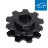 Corrente de Engrenagem de Alta Velocidade Kunlun Preta Bs25/Bs30 Industrial de Precisão Roda Dentada de 9 Dentes Roda Dentada Movida Corrente de Tensão