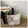Bolsa de Encaje de Hada Casual de Verano para Vacaciones para Mujer 2026 Nueva Elegante Bolso Tote Grande de Playa Bolso de Hombro