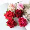 Manualidad de Simulación DIY Rosa de Franela Flor para Novia Decoración de Centro de Mesa para Boda Flores Flores de Seda Ramillete Flores para Arco