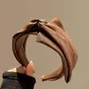 Nueva Diadema de Punto de Ala Ancha con Corona Alta, Diadema Versátil para Mujer, Diadema Retro de Gama Alta, Accesorio para el Cabello para Lavarse la Cara