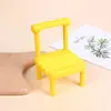 Soporte para Teléfono Móvil, Taburete Pequeño Lindo, Adorno de Silla de Escritorio Mini Desmontable, Soporte para Teléfono de Silla Pequeña