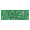 Kit de Relógio Digital de Sete Cores Microcontrolador Relógio Despertador com Temperatura de Cor Placa de Circuito para Prática de Soldagem Produção Eletrônica DIY