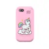 Funda de Silicona para Teléfono Inteligente Infantil Carcasa Protectora de Dibujos Animados Pantalla Táctil Juguete Cámara Infantil Teléfono Educativo Funda Protectora