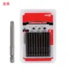 Novo conjunto de bits Torx de aço S2, T5-T40, bit tipo estrela Torx de cabeça única, haste hexagonal, para parafusadeiras elétricas