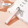 Encendedor Inflable de Tira Fina con Gradiente de Red Aleación de Zinc Encendedor Electrónico Pequeño y Conveniente Llama Abierta Regalo Creativo para Novia
