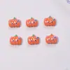 Bestseller transfronterizo Halloween fantasma calabaza murciélago accesorios para uñas resina DIY pequeños accesorios funda de teléfono pegamento de crema