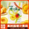 Jardín de Frutas Melocotones Amarillos Jugosos en Bolsas, Ricos en Vitamina C, Dulces y Ácidos, Saludables, Empacados Individualmente, Alivian Instantáneamente el Antojo y Son Appetitosos, 260g