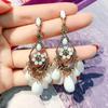 Pendientes de borla con forma de gota de agua de estilo coreano, diseño creativo de nicho, con gancho para la oreja, temperamento, pendientes de moda de alto sentido, venta al por mayor