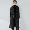Shenghong Invierno Nuevo Estilo Lujo Accesible Gama Alta Lana Tweed Pequeño Fragante Abrigo Exterior Ropa Exterior de Longitud Media para Mujer 15430