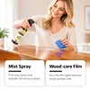 Spray de Cera de Abejas para Muebles Cera de Mantenimiento para Muebles de Madera Maciza Limpieza Renovación Pulido de Pisos de Madera Set de Cuidado