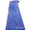 Tela de terciopelo bordado de cifrado color mágico laminado lentejuelas decorativas otoño e invierno ropa de mujer lentejuelas de tela encaje