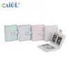 Álbum de Fotos con Diseño de Cuadrícula Floral Pequeña para Guardar Tarjetas de Celebridades, Libro de Almacenamiento de Papel Fotográfico Polaroid Mini de 3 pulgadas, Álbum de Tarjetas Personalizable