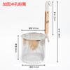 Colador de Acero Inoxidable Malla de Filtro Colador para Malatang Cuchara para Fideos Colador Grande Colador Malla para Cocinar Cesta para Alimentos Calientes Valla para Polvo