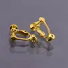 Accesorios de Joyería DIY Pendientes para Cambiar Convertidor de Clip para Oreja Sin Aguja Corte Ajustable Clip Suelto para Oreja Damas Sin Agujeros en las Orejas