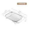 Cesta de Drenaje para Fregadero de Acero Inoxidable Transfronteriza, Cesta Retráctil para Verduras para Fregadero de Cocina, Estante Multifuncional para Escurrir Vajilla y Verduras