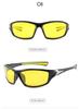 Lentes de sol polarizados de visión nocturna D120, lentes de sol deportivos polarizados para hombre, moda para exteriores, ciclismo, pesca
