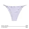 Ropa interior femenina sin costuras de seda helada, bragas de yoga para mujer suaves y amigables con la piel, tanga de cintura baja de tirante fino, una pieza, venta al por mayor