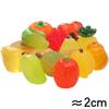 Simulación luminosa de frutas tridimensionales, juguetes para niños transfronterizos, venta al por mayor, materiales hechos a mano, adornos en miniatura, accesorios de resina
