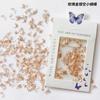 100 Face Thin Hollow Butterfly Nail Jewelry Alloy Patch Decoração Vintage Silver Eye Maquiagem Jóias