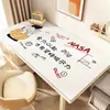 Tapete de mesa de astronauta, tapete de mesa para escrita de estudante, tapete de mesa especial para crianças, toalha de mesa para mesa de estudo e escrita, tapete de mesa
