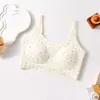 Ropa interior de algodón sin costuras para otoño para mujer, sujetador sin aros para niña, período de desarrollo, estudiante, cómodo, copa fija, sujetador para niña joven