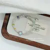 Pulsera Minimalista de Estrella Plateada Fresca Simple de Lujo Ligero en Capas Versátil para el Viaje Diario Personalidad Suave Pulsera de Bolas para Mujer