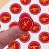 Adesivos Autoadesivos Redondos de PVC Cristal Gotejante Plástico Logo Personalizado Adesivos de Gotejamento para Carro Adesivo Forte Personalizado