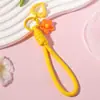 Lanyard de Coração de Gelatina Fofo para Celular Chaveiro Simples Alça Anti-Perda Lanyard de Boneca Acessório para Capa de Celular Bolsa