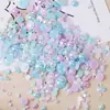 Tamaño Mixto 3-10 mm Semicírculo Plástico Imitación Perla Diamante Accesorios para Joyería DIY Decoración para Uñas Parche de Resina Perlas