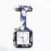 Fabricante de Shenzhen 2234 Reloj de Silicona Universal Estampado Cuadrado para Enfermeros Hombres y Mujeres, Reloj de Pecho para Examen de Estudiantes, Modelo Moderno Estilo Coreano