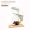 Atacado de fábrica lente irregular DIY estudante feito à mão formato especial espelho de maquiagem argila acrílico espelho de mesa