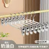 Perchero para Pantalones Uso Doméstico Pinzas Fuertes Sin Costuras para Pantalones Pinzas para Secar Ropa Pinzas Doble Uso para Calcetines Pinzas para Faldas JK Pinzas para Pantalones de Ancho Ajustable