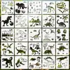 Amazon Bosque Alpino Tema Plantilla de Pintura Transfronteriza Mascota Dinosaurio Hueco Pintura de Plantilla de Graffiti Pintura a Mano