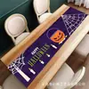 Camino de Mesa Nuevo de Halloween Transfronterizo, Mantel de Alta Gama con Diseños Impresos, Decoración Festiva, Personalización de Banderines para Fiestas de Interior
