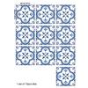 Adesivos de Azulejo Estilo Boêmio Marroquino Vintage Cozinha Banheiro Adesivos de Parede Removíveis Decorações de Parede para Casa