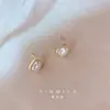 Brincos Quadrados Geométricos de Pérola Xinmia 2026 Novo Estilo Brincos Elegantes Exquisitos de Alta Qualidade Sem Perfuração Presilhas de Orelha