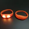 Pulsera LED Luminosa de Silicona Completa Activada por Voz para Conciertos, Accesorios de Apoyo para Ambiente de Festival de Música, Pulsera Luminosa de Regalo
