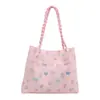 Bolsa Tote de Gran Capacidad para Viajes Diarios, Comercio Exterior, Diseño Moderno Estampado, Versátil para la Escuela, Bolso de Mano Casual, Elegante Bolso de Hombro Floral