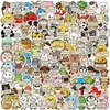 100 Pegatinas de Graffiti de Meme de Apoyo Emocional de Animales de Dibujos Animados Decoración DIY Guitarra Cuaderno Equipaje Lote DIY