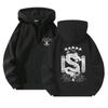 Nueva Sudadera con Cremallera de Cuarto para Hombre y Mujer Casual Sudadera con Cremallera Estampada Periférica de Straykids
