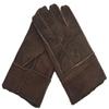 Guantes Gruesos de Otoño e Invierno con Piel de Oveja Integrada para Hombre, Guantes para Montar al Aire Libre, Cálidos y a Prueba de Viento