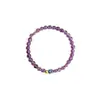 Loja de Fábrica Autêntico Pulseira de Ametista Pura Natural Luxo Leve Nicho Cristal Azul Calcedônia Lótus Rede Disponível para Envio