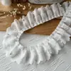 Accesorios de encaje hechos a mano DIY Forro de malla Ropa de muñeca Prenda Tela decorativa plisada Tela de dobladillo de falda